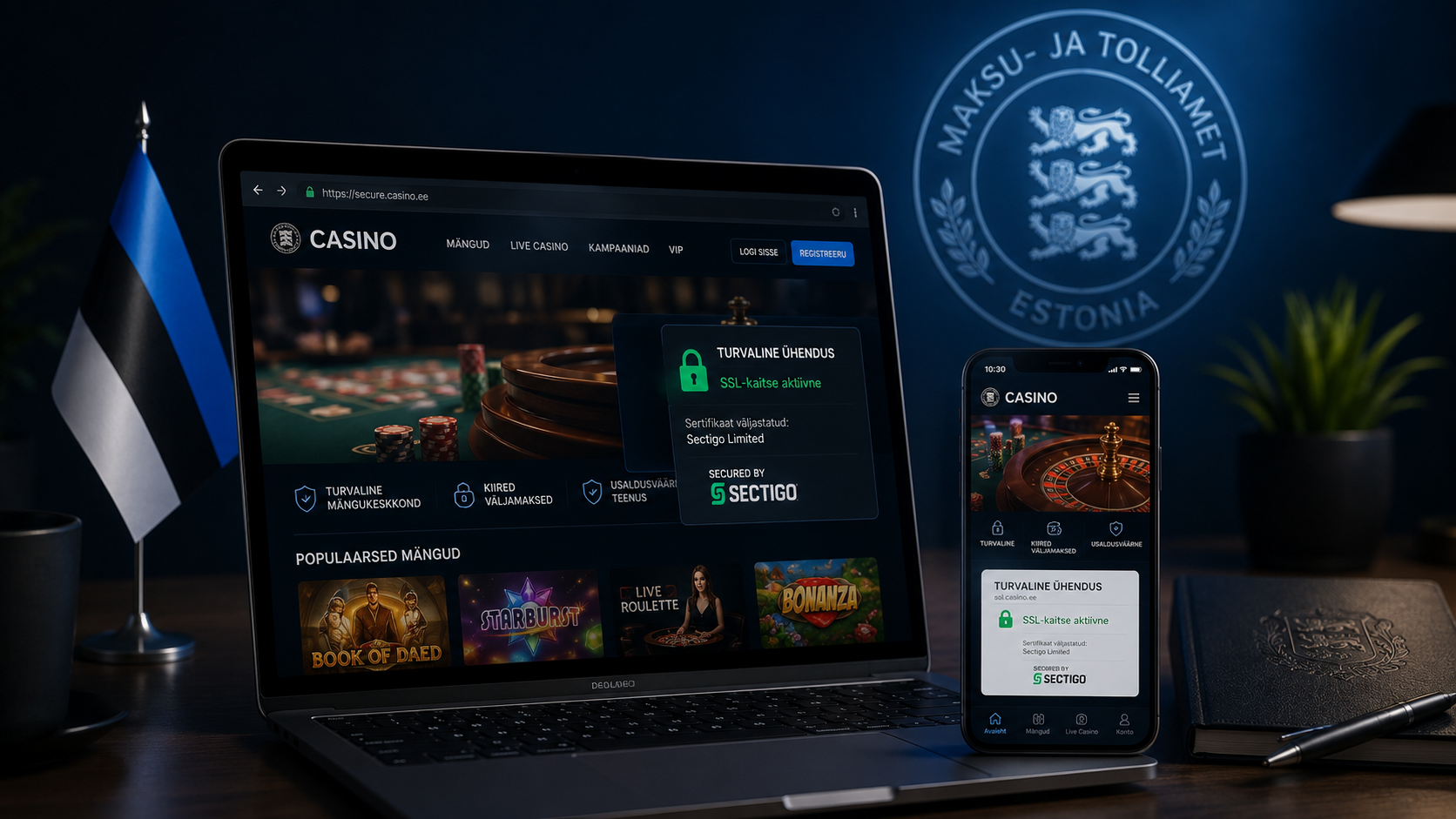 Kuidas kontrollida kas online kasiino on turvaline ja litsentseeritud Eestis