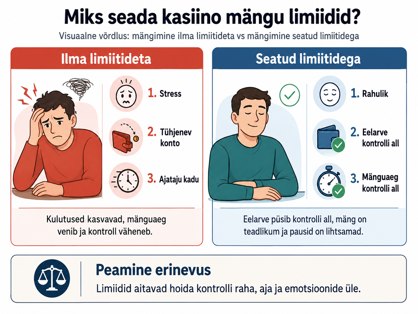 Miks on mängimise limiitide seadmine kasiinos oluline ennetustegevus